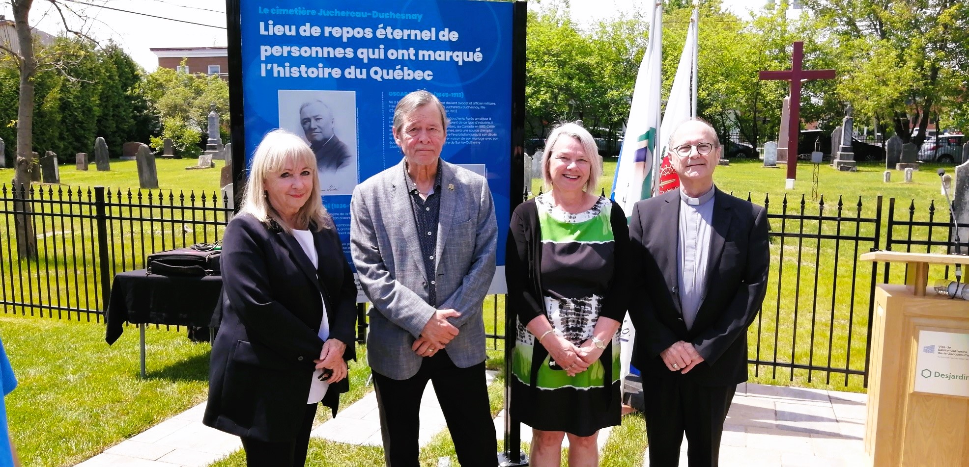 Inauguration cimetièere Juchereau-Duchesnay 2024-06-04